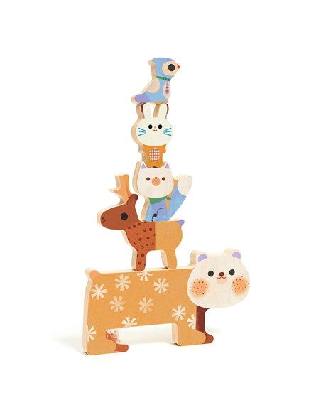 PUZZLE RELIEF - WoodyStack - djeco