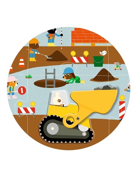 PUZZLE GEANT - Puzzle géant articulo vehicules - djeco