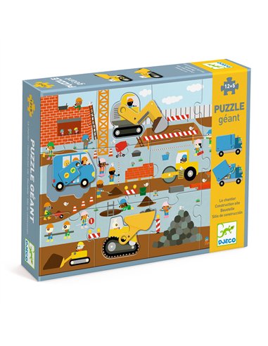 PUZZLE GEANT - Puzzle géant articulo vehicules - djeco