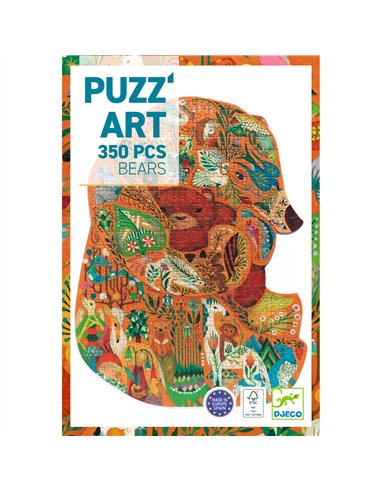 PUZZ'ART - Puzz'art - Ours - djeco