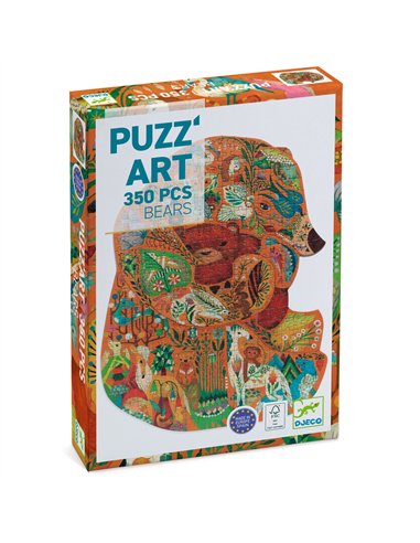 PUZZ'ART - Puzz'art - Ours - djeco