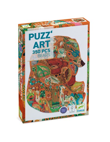 PUZZ'ART - Puzz'art - Ours - djeco