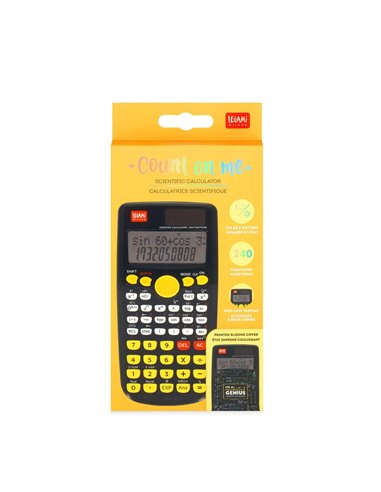 CALCULATRICE SCIENTIFIQUE - COUNT ON ME - GENIUS - legami