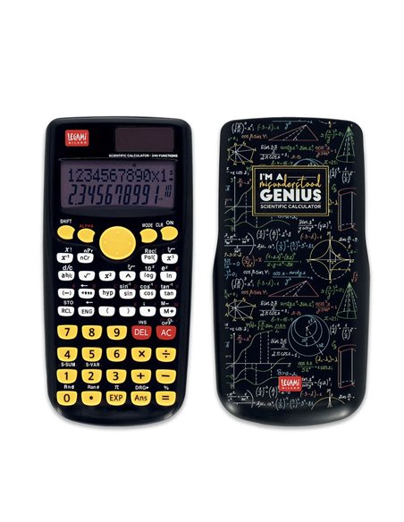 CALCULATRICE SCIENTIFIQUE - COUNT ON ME - GENIUS - legami