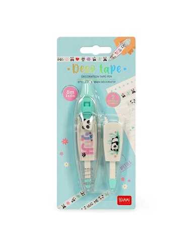 STYLO DE RUBAN DÉCORATIF - DECO TAPE - PANDA - Legami