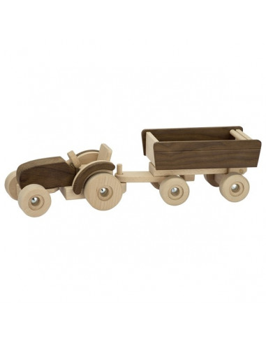 Tracteur avec remorque 