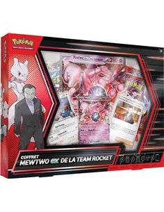 Pokémon - Coffret 4 Boosters - Mewtwo Ex De La Team Rocket