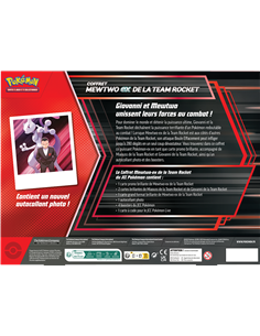 Pokémon - Coffret 4 Boosters - Mewtwo Ex De La Team Rocket 2