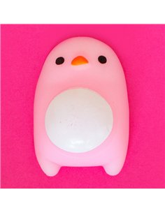 Mini squishy - pingouin rose - la petite épicerie