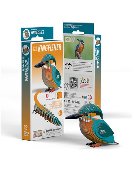 Eugy 3D Modèle: OISEAU - MARTIN-PÊCHEUR