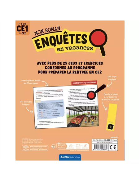 Mon roman - Enquêtes ce1 - Mystère sur le grand 8