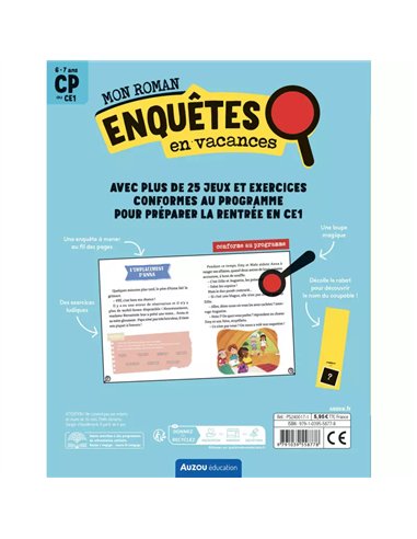 Mon roman - Enquêtes cp - Le voleur du camping