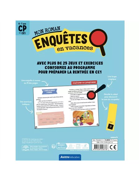 Mon roman - Enquêtes cp - Le voleur du camping