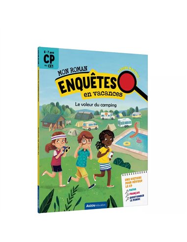 Mon roman - Enquêtes cp - Le voleur du camping