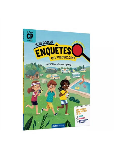 Mon roman - Enquêtes cp - Le voleur du camping