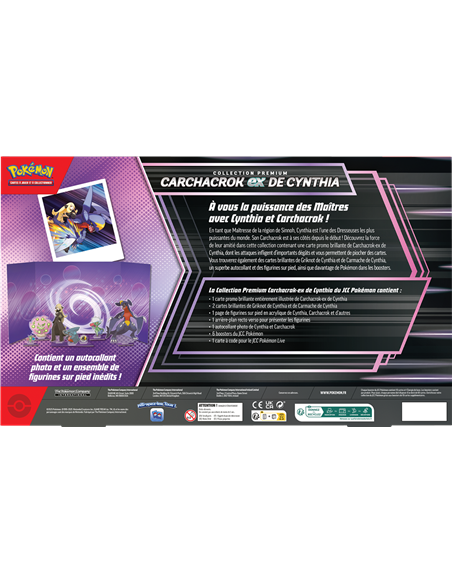 Pokémon : Coffret Premium Carchacrok-ex Juin 25