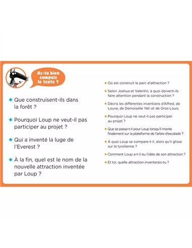 Mes lectures du cp avec loup - Un parc d'attractions pas comme les autres