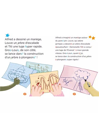 Mes lectures du cp avec loup - Un parc d'attractions pas comme les autres