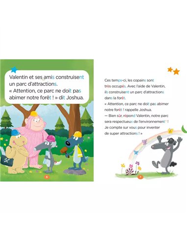Mes lectures du cp avec loup - Un parc d'attractions pas comme les autres