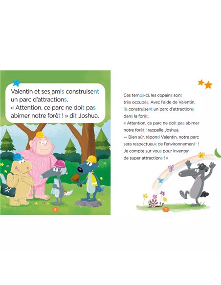 Mes lectures du cp avec loup - Un parc d'attractions pas comme les autres