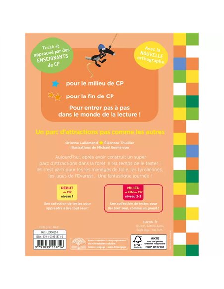 Mes lectures du cp avec loup - Un parc d'attractions pas comme les autres