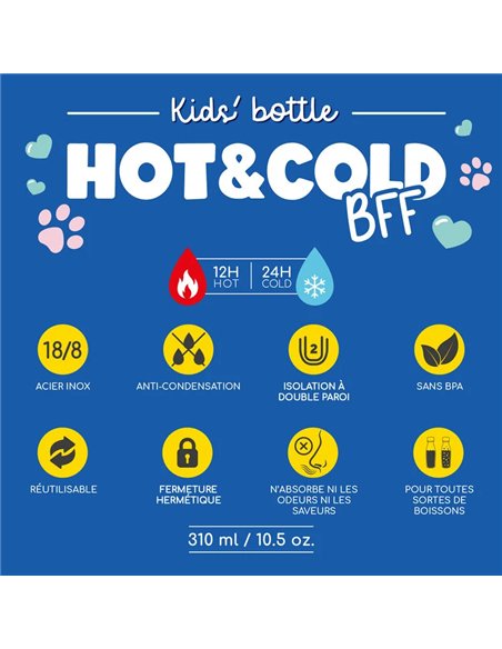 GOURDE ISOTHERME POUR ENFANT - KIDS BOTTLE - PANDA - Legami