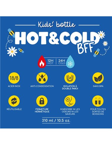 GOURDE ISOTHERME POUR ENFANT - KIDS BOTTLE - TEDDY BEAR - Legami