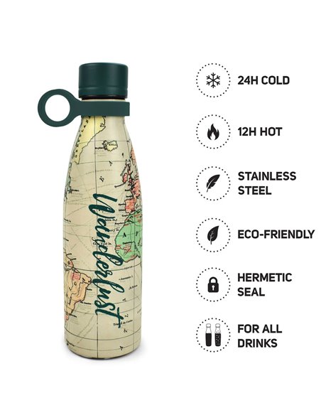 Bouteille Thermique 500 Ml - Hot&Cold travel - legami