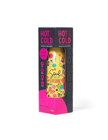 Bouteille Thermique 500 Ml - Hot&Cold sunshine - legami