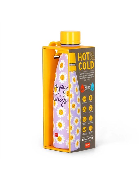 Bouteille Thermique 500 Ml - Hot&Cold daisy - legami