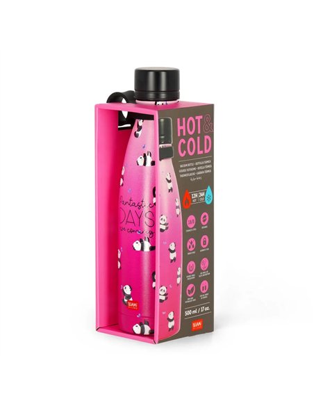 Bouteille Thermique 500 Ml - Hot&Cold panda - legami