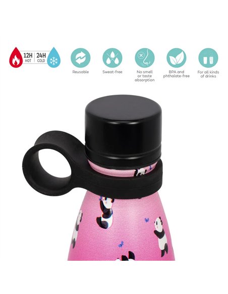 Bouteille Thermique 500 Ml - Hot&Cold panda - legami