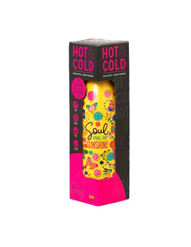 Bouteille Thermique 800 Ml - Hot&Cold sunshine - legami
