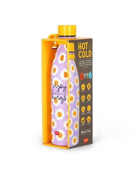 Bouteille Thermique 800 Ml - Hot&Cold daisy - legami