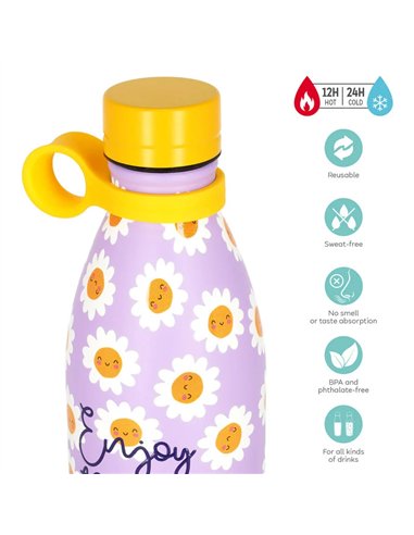 Bouteille Thermique 800 Ml - Hot&Cold daisy - legami