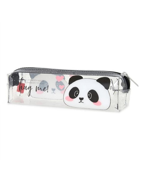 Trousse Transparente - Pencil Case panda - legami