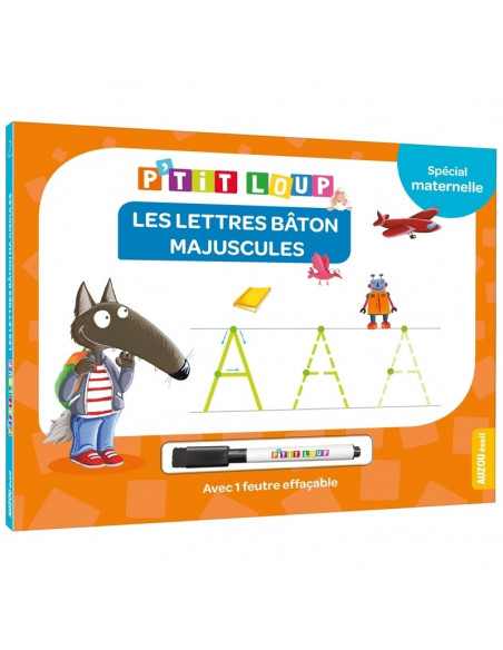 Les lettres majuscules baton