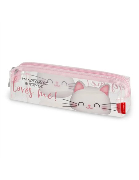 Trousse Transparente - Pencil Case kitty - legami