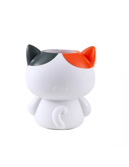 Porte-stylo 3D ORANGE CAT - itotal