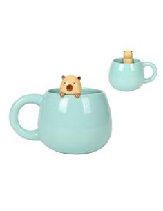 Tasse en Céramique avec breloque CAPYBARA