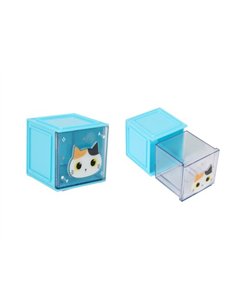 Organisateur de bureau chat orange - itotal