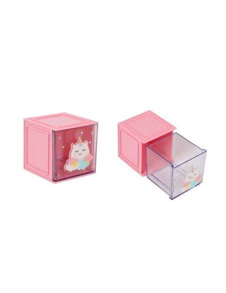 Organisatur de bureau cube licorne - itotal