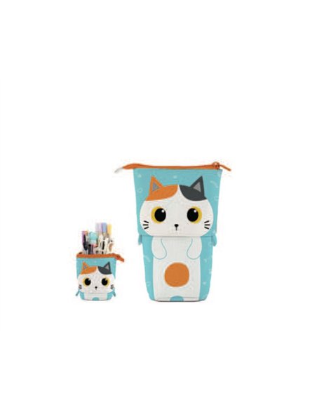 Trousse pop-up chat orange - itotal
