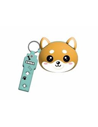 orte-clés avec Porte-monnaie en Silicone chien shiba - itotal