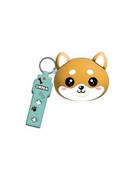 orte-clés avec Porte-monnaie en Silicone chien shiba - itotal