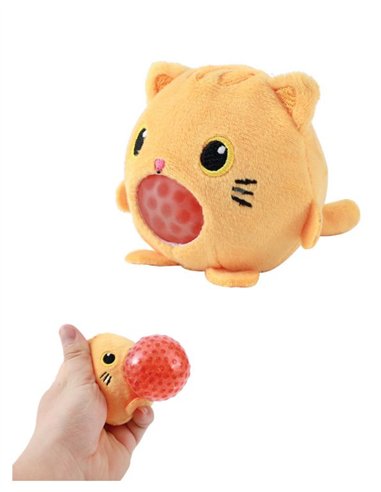 Balle squishy chat orange - itotal