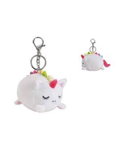 Porte-clés plush licorne - itotal