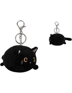 Porte-clés plush chat noir - itotal