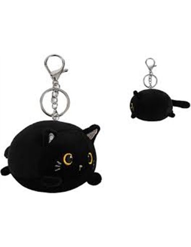 Porte-clés plush chat noir - itotal