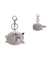 Porte-clés plush chat gris - itotal